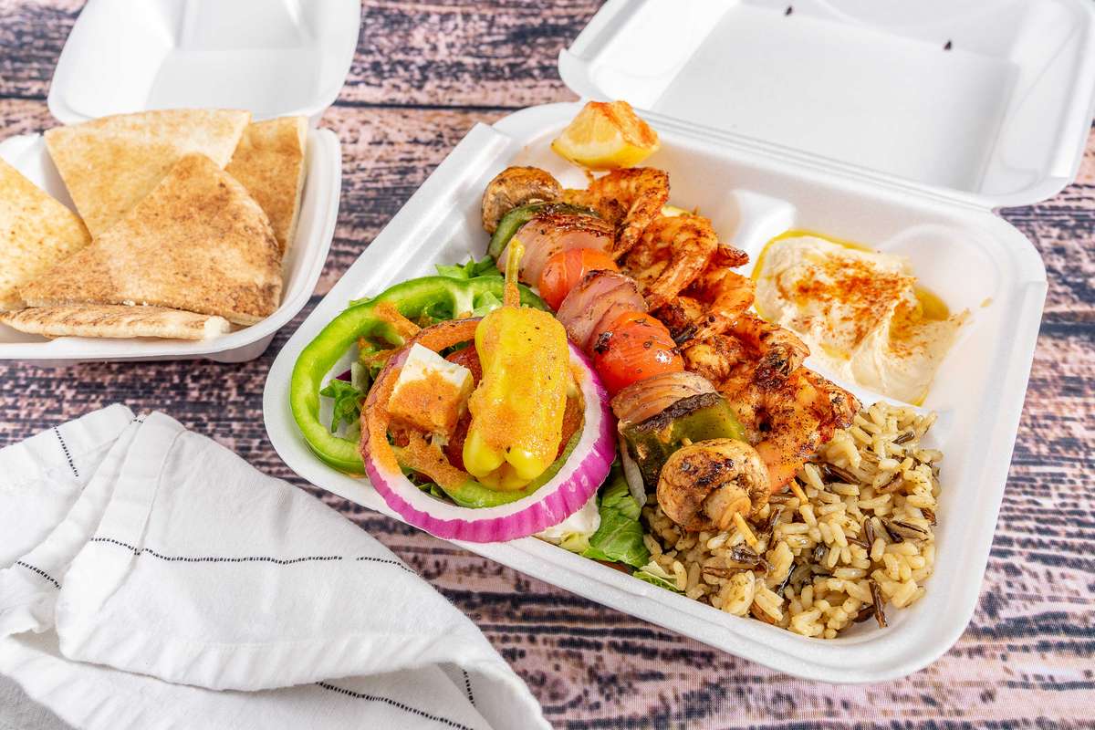 shrimp kabob